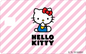 HELLO KITTY PINK STRIPES