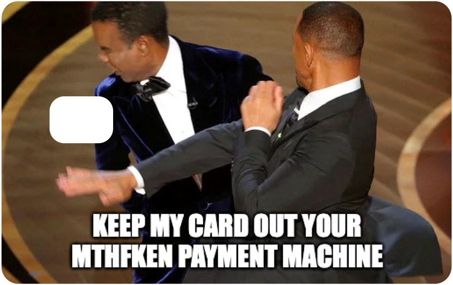 KEEP MY CARD OUT